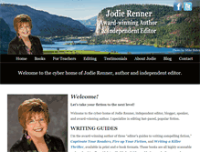 Tablet Screenshot of jodierennerediting.com